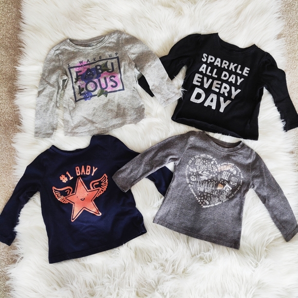 Old Navy Other - Bundle of cute sayings tops size 12-18 months